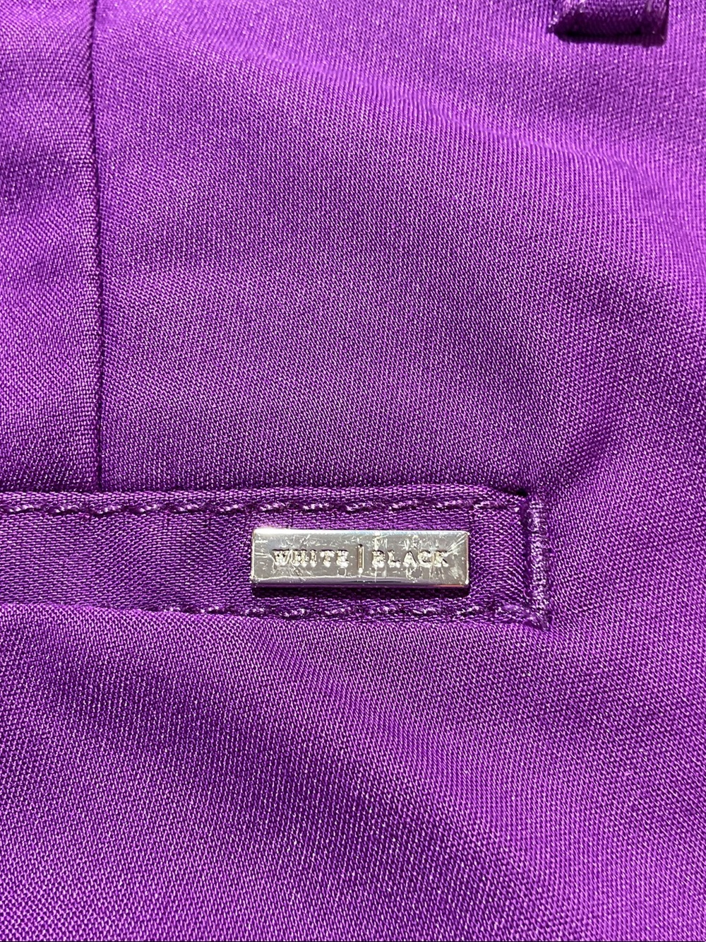 White House Black Market Purple Slim Pants - Picture 6 of 6